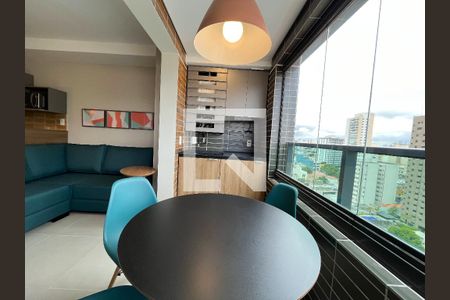 Varanda da Sala de apartamento para alugar com 1 quarto, 38m² em Saúde, São Paulo