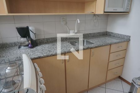 Cozinha de apartamento para alugar com 1 quarto, 40m² em Centro, São Leopoldo