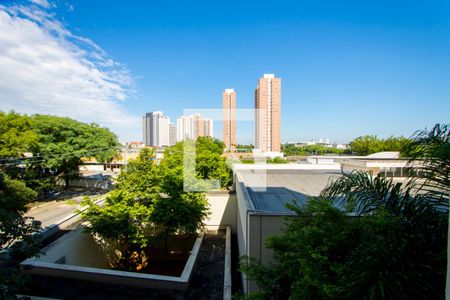 Vista da sala de apartamento à venda com 2 quartos, 50m² em Vila Homero Thon, Santo André