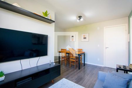 Sala de apartamento à venda com 2 quartos, 50m² em Vila Homero Thon, Santo André