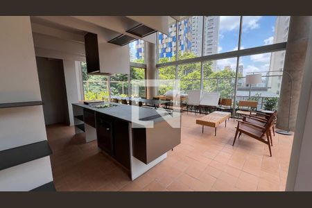 Studio à venda com 29m², 1 quarto e sem vagaÁrea gourmet