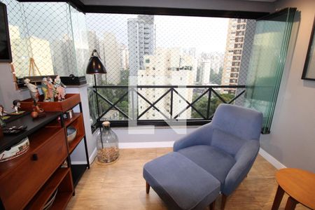 Varanda da Sala de apartamento à venda com 3 quartos, 110m² em Vila Suzana, São Paulo