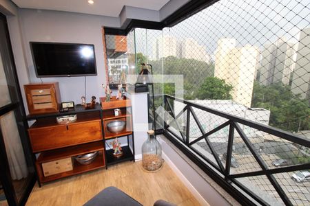 Varanda da Sala de apartamento à venda com 3 quartos, 110m² em Vila Suzana, São Paulo