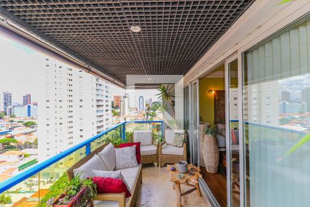 Varanda de apartamento à venda com 4 quartos, 180m² em Chacara Santo Antônio , São Paulo