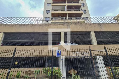Apartamento para alugar com 52m², 2 quartos e 1 vagaFachada do Condomínio com placa