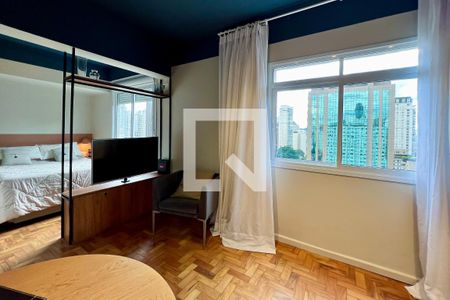Sala de apartamento à venda com 1 quarto, 36m² em Itaim Bibi, São Paulo