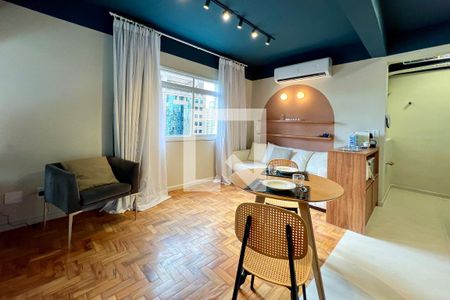 Sala de apartamento à venda com 1 quarto, 36m² em Itaim Bibi, São Paulo