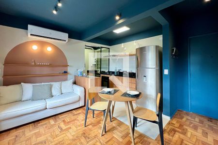 Sala de apartamento à venda com 1 quarto, 36m² em Itaim Bibi, São Paulo