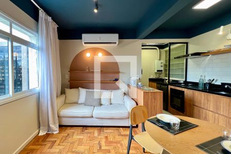 Sala de apartamento à venda com 1 quarto, 36m² em Itaim Bibi, São Paulo