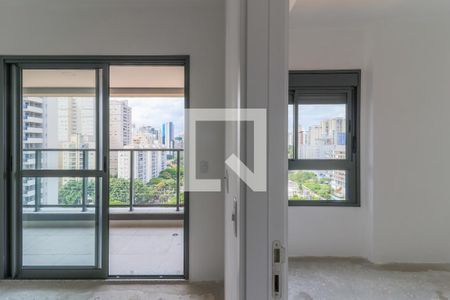 Sala de apartamento para alugar com 1 quarto, 38m² em Brooklin, São Paulo