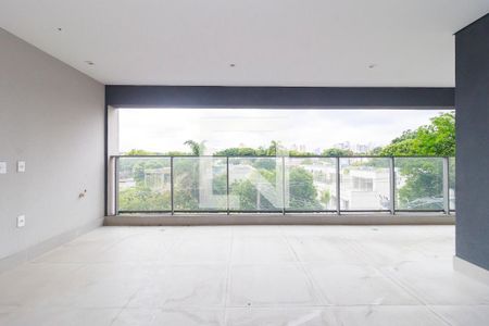 Sala - Varanda de apartamento à venda com 3 quartos, 125m² em Campo Belo, São Paulo