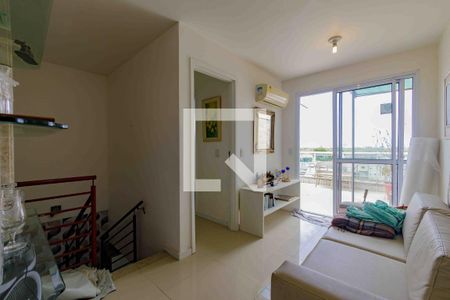 Sala Cobertura de apartamento à venda com 3 quartos, 133m² em Vargem Pequena, Rio de Janeiro