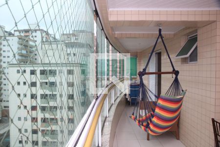 Varranda de apartamento para alugar com 2 quartos, 90m² em Ocian, Praia Grande