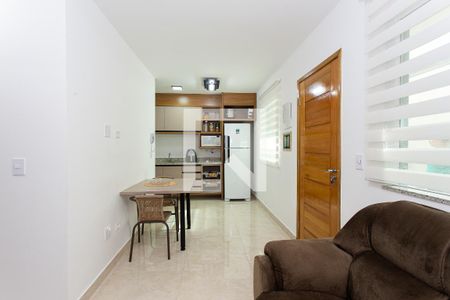 Sala e Cozinha de apartamento à venda com 1 quarto, 34m² em Jardim Franca, São Paulo