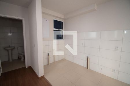 cozinha de apartamento à venda com 2 quartos, 42m² em Feitoria, São Leopoldo