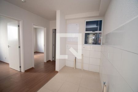 cozinha de apartamento à venda com 2 quartos, 42m² em Feitoria, São Leopoldo