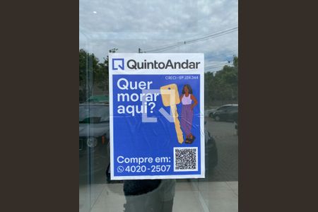 Apartamento para alugar com 39m², 1 quarto e 1 vagaPlaca de Anuncio