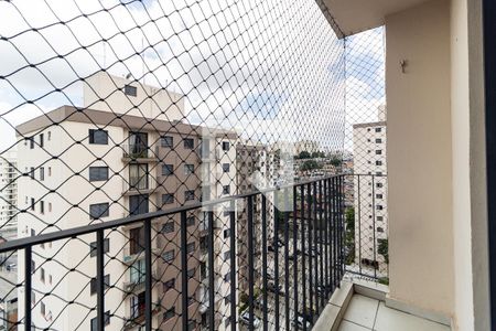 Varanda da Sala de apartamento para alugar com 2 quartos, 48m² em Sacoma, São Paulo