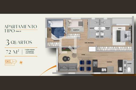 Apartamento à venda com 3 quartos, 107m² em Buritis, Belo Horizonte