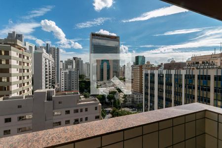 Varanda da Sala de apartamento para alugar com 3 quartos, 110m² em Barro Preto, Belo Horizonte