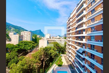 Varanda vista  de apartamento à venda com 4 quartos, 140m² em Gávea, Rio de Janeiro