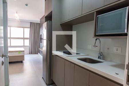 Studio para alugar com 25m², 1 quarto e sem vagaCozinha