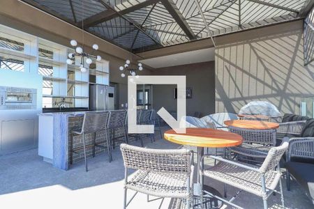 Studio para alugar com 25m², 1 quarto e sem vagaChurrasqueira