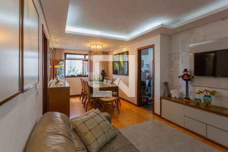 Sala de apartamento para alugar com 3 quartos, 74m² em União, Belo Horizonte