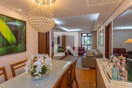 Sala de apartamento à venda com 3 quartos, 74m² em União, Belo Horizonte
