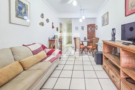 Sala de apartamento para alugar com 2 quartos, 93m² em Jardim Las Palmas, Guarujá