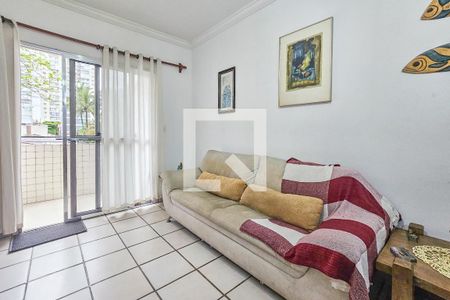 Sala de apartamento para alugar com 2 quartos, 93m² em Jardim Las Palmas, Guarujá