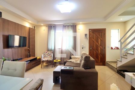 Sala de casa à venda com 3 quartos, 95m² em Jardim Rina, Santo André