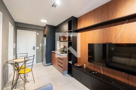 Sala/Cozinha de apartamento para alugar com 1 quarto, 26m² em Bela Vista, São Paulo