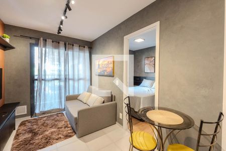 Sala/Cozinha de apartamento para alugar com 1 quarto, 26m² em Bela Vista, São Paulo