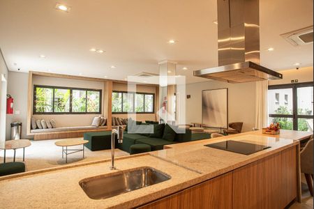 Apartamento para alugar com 26m², 1 quarto e sem vagaÁrea comum - Salão de festas