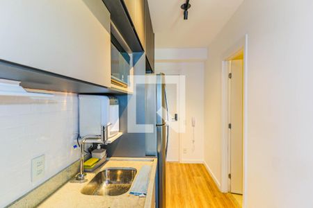 Studio à venda com 25m², 1 quarto e sem vagaCozinha