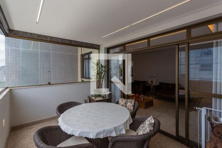 Varanda de apartamento à venda com 4 quartos, 145m² em Silveira, Belo Horizonte