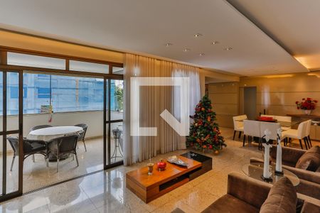 Sala de apartamento à venda com 4 quartos, 145m² em Silveira, Belo Horizonte