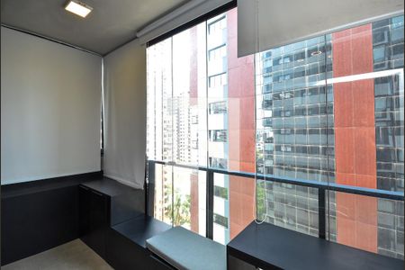 Vista Sala / Quarto de kitnet/studio para alugar com 1 quarto, 32m² em Pinheiros, São Paulo