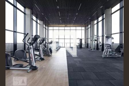 Studio para alugar com 32m², 1 quarto e 1 vaga Studio para alugar com 32m², 1 quarto e 1 vagaÁrea comum - Academia