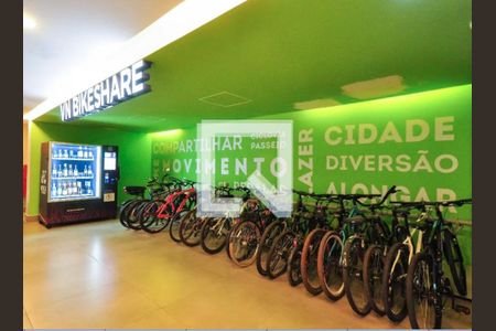 Studio para alugar com 32m², 1 quarto e 1 vaga Studio para alugar com 32m², 1 quarto e 1 vagaÁrea comum - Bicicletário