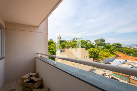 Varanda da sala de apartamento para alugar com 2 quartos, 69m² em Vila Humaitá, Santo André