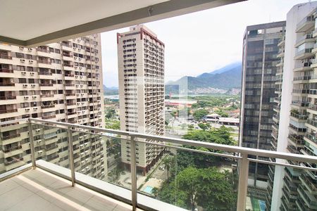 Varanda da Sala de apartamento à venda com 1 quarto, 62m² em Barra da Tijuca, Rio de Janeiro