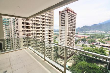 Varanda da Sala de apartamento à venda com 1 quarto, 62m² em Barra da Tijuca, Rio de Janeiro