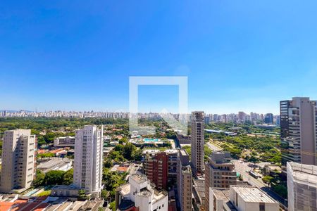Vista de kitnet/studio à venda com 1 quarto, 27m² em Moema, São Paulo