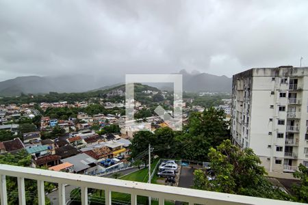 varanda da sala  de apartamento à venda com 2 quartos, 52m² em Taquara, Rio de Janeiro