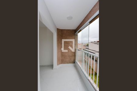 Varanda da Sala de apartamento à venda com 2 quartos, 55m² em Vila São João, Guarulhos