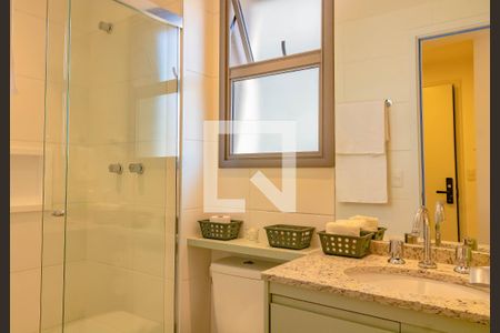 Banheiro de apartamento à venda com 1 quarto, 25m² em Vila Guarani (zona Sul), São Paulo