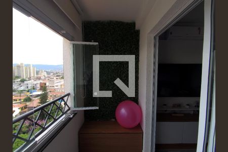 Varanda da Sala de apartamento à venda com 2 quartos, 56m² em Vila Rosalia, Guarulhos