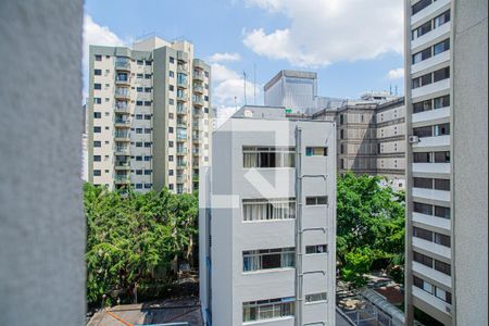 Vista da Varanda da Sala de apartamento à venda com 1 quarto, 32m² em Consolação, São Paulo
